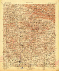 De Queen Arkansas Historical topographic map, 1:125000 scale, 30 X 30 Minute, Year 1913