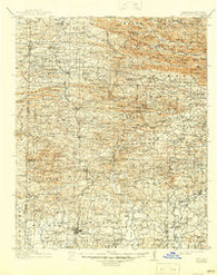 De Queen Arkansas Historical topographic map, 1:125000 scale, 30 X 30 Minute, Year 1913