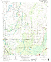 De Valls Bluff NE Arkansas Historical topographic map, 1:24000 scale, 7.5 X 7.5 Minute, Year 1968
