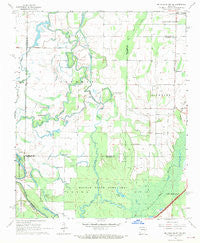 De Valls Bluff NE Arkansas Historical topographic map, 1:24000 scale, 7.5 X 7.5 Minute, Year 1968