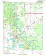 De Valls Bluff Arkansas Historical topographic map, 1:24000 scale, 7.5 X 7.5 Minute, Year 1968