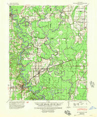 De Valls Bluff Arkansas Historical topographic map, 1:62500 scale, 15 X 15 Minute, Year 1941