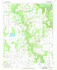De Witt NE Arkansas Historical topographic map, 1:24000 scale, 7.5 X 7.5 Minute, Year 1968