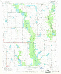 De Witt SW Arkansas Historical topographic map, 1:24000 scale, 7.5 X 7.5 Minute, Year 1968