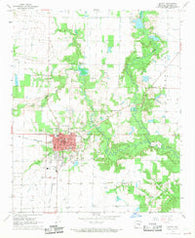 De Witt Arkansas Historical topographic map, 1:24000 scale, 7.5 X 7.5 Minute, Year 1968