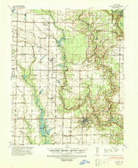 De Witt Arkansas Historical topographic map, 1:62500 scale, 15 X 15 Minute, Year 1941