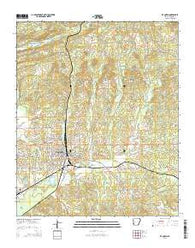 De Queen Arkansas Current topographic map, 1:24000 scale, 7.5 X 7.5 Minute, Year 2014