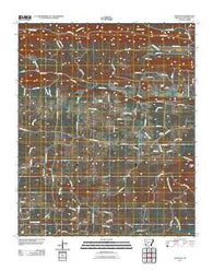 De Roche Arkansas Historical topographic map, 1:24000 scale, 7.5 X 7.5 Minute, Year 2011