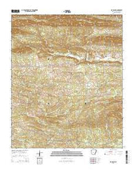 De Roche Arkansas Current topographic map, 1:24000 scale, 7.5 X 7.5 Minute, Year 2014