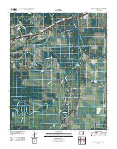 De Valls Bluff SE Arkansas Historical topographic map, 1:24000 scale, 7.5 X 7.5 Minute, Year 2011