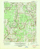 Deckerville Arkansas Historical topographic map, 1:62500 scale, 15 X 15 Minute, Year 1940