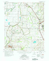 Deckerville Arkansas Historical topographic map, 1:62500 scale, 15 X 15 Minute, Year 1977