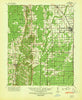 Dee Arkansas Historical topographic map, 1:62500 scale, 15 X 15 Minute, Year 1940