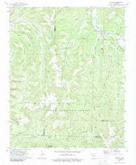 Delaney Arkansas Historical topographic map, 1:24000 scale, 7.5 X 7.5 Minute, Year 1973