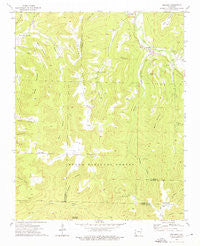 Delaney Arkansas Historical topographic map, 1:24000 scale, 7.5 X 7.5 Minute, Year 1973