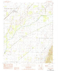 Delaplaine Arkansas Historical topographic map, 1:24000 scale, 7.5 X 7.5 Minute, Year 1984