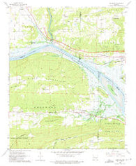 Delaware Arkansas Historical topographic map, 1:24000 scale, 7.5 X 7.5 Minute, Year 1962