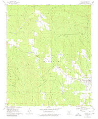 Delight Arkansas Historical topographic map, 1:24000 scale, 7.5 X 7.5 Minute, Year 1970