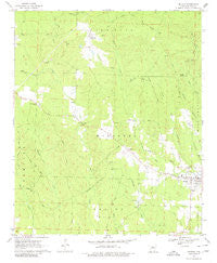 Delight Arkansas Historical topographic map, 1:24000 scale, 7.5 X 7.5 Minute, Year 1970
