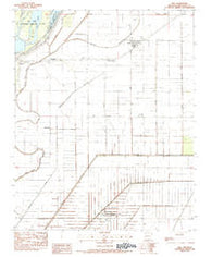 Dell Arkansas Historical topographic map, 1:24000 scale, 7.5 X 7.5 Minute, Year 1983