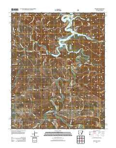 Denver Arkansas Historical topographic map, 1:24000 scale, 7.5 X 7.5 Minute, Year 2012