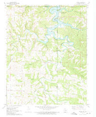 Denver Arkansas Historical topographic map, 1:24000 scale, 7.5 X 7.5 Minute, Year 1972