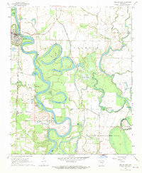Des Arc East Arkansas Historical topographic map, 1:24000 scale, 7.5 X 7.5 Minute, Year 1968