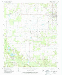 Des Arc West Arkansas Historical topographic map, 1:24000 scale, 7.5 X 7.5 Minute, Year 1964