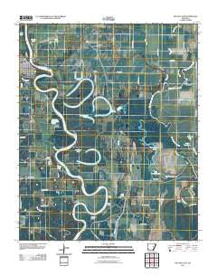 Des Arc East Arkansas Historical topographic map, 1:24000 scale, 7.5 X 7.5 Minute, Year 2011