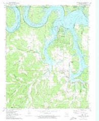 Diamond City Arkansas Historical topographic map, 1:24000 scale, 7.5 X 7.5 Minute, Year 1972