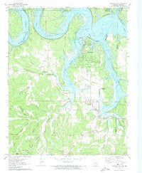 Diamond City Arkansas Historical topographic map, 1:24000 scale, 7.5 X 7.5 Minute, Year 1972