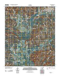 Dierks Arkansas Historical topographic map, 1:24000 scale, 7.5 X 7.5 Minute, Year 2011