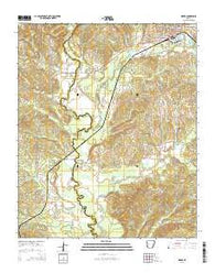 Dierks Arkansas Current topographic map, 1:24000 scale, 7.5 X 7.5 Minute, Year 2014