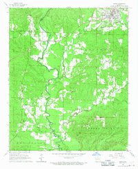 Dierks Arkansas Historical topographic map, 1:24000 scale, 7.5 X 7.5 Minute, Year 1966