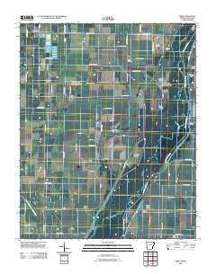 Dixie Arkansas Historical topographic map, 1:24000 scale, 7.5 X 7.5 Minute, Year 2011