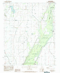 Dixie Arkansas Historical topographic map, 1:24000 scale, 7.5 X 7.5 Minute, Year 1983