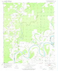 Doddridge NE Arkansas Historical topographic map, 1:24000 scale, 7.5 X 7.5 Minute, Year 1952