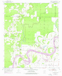 Doddridge NE Arkansas Historical topographic map, 1:24000 scale, 7.5 X 7.5 Minute, Year 1952