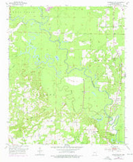 Doddridge NW Arkansas Historical topographic map, 1:24000 scale, 7.5 X 7.5 Minute, Year 1952