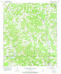 Doddridge Arkansas Historical topographic map, 1:24000 scale, 7.5 X 7.5 Minute, Year 1952