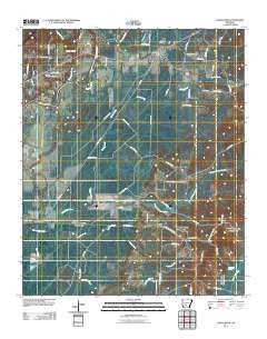 Donaldson Arkansas Historical topographic map, 1:24000 scale, 7.5 X 7.5 Minute, Year 2011
