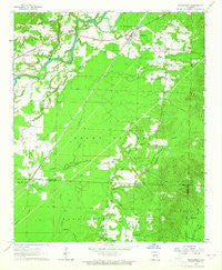 Donaldson Arkansas Historical topographic map, 1:24000 scale, 7.5 X 7.5 Minute, Year 1964