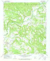 Dover Arkansas Historical topographic map, 1:24000 scale, 7.5 X 7.5 Minute, Year 1961