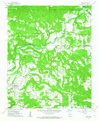 Dover Arkansas Historical topographic map, 1:24000 scale, 7.5 X 7.5 Minute, Year 1961