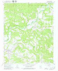 Dover Arkansas Historical topographic map, 1:24000 scale, 7.5 X 7.5 Minute, Year 1961
