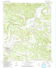 Dover Arkansas Historical topographic map, 1:24000 scale, 7.5 X 7.5 Minute, Year 1993
