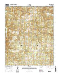 Drasco Arkansas Current topographic map, 1:24000 scale, 7.5 X 7.5 Minute, Year 2014
