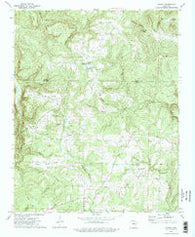 Drasco Arkansas Historical topographic map, 1:24000 scale, 7.5 X 7.5 Minute, Year 1973