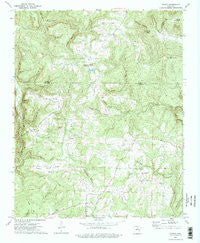 Drasco Arkansas Historical topographic map, 1:24000 scale, 7.5 X 7.5 Minute, Year 1973