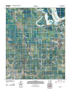 Dumas Arkansas Historical topographic map, 1:24000 scale, 7.5 X 7.5 Minute, Year 2011